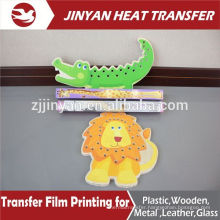 children wooden toy heat transfer printing film